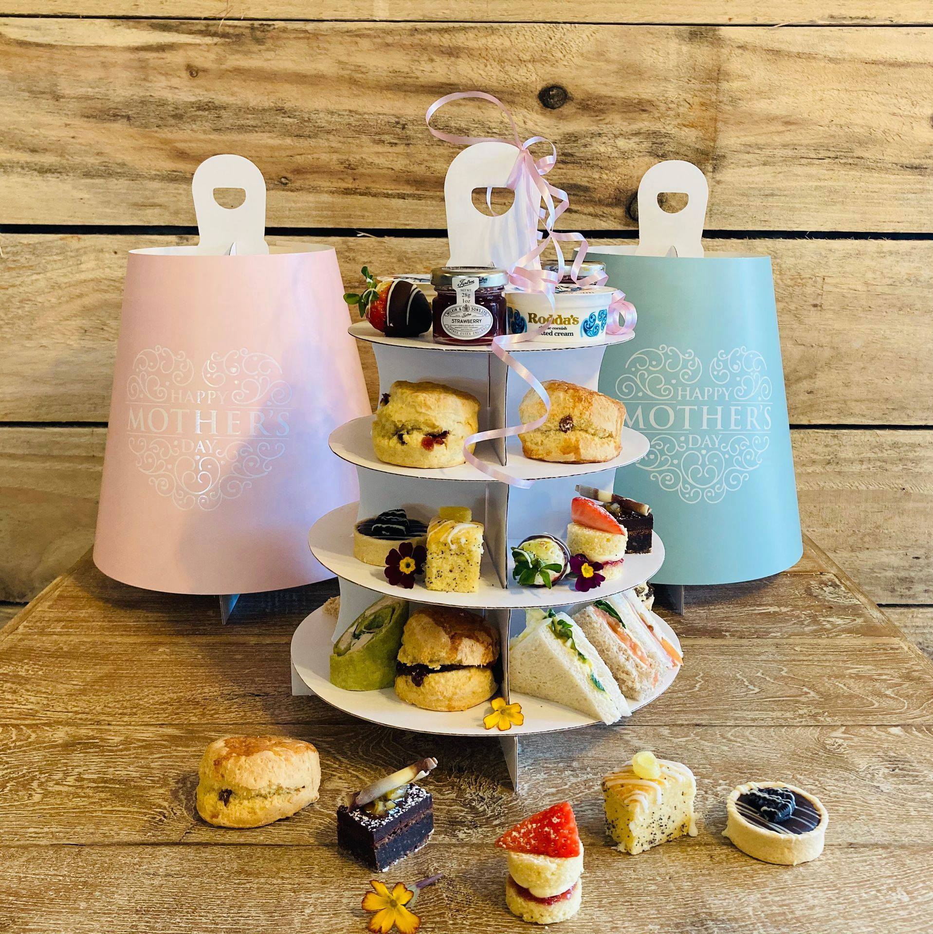 Mother’s Day takeaway afternoon tea from Frosts Garden Centre