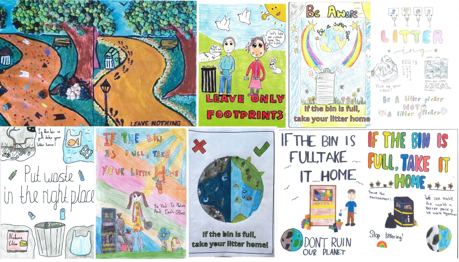 Votes are open for The Parks Trust Litter Poster Competition