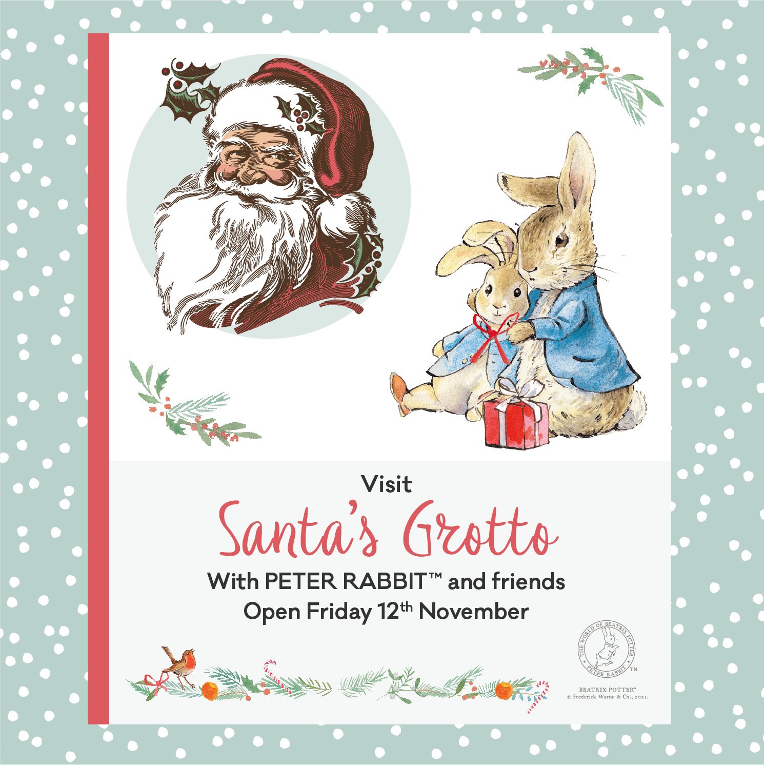 Santa’s Grotto with Peter Rabbit and Friends Top Image