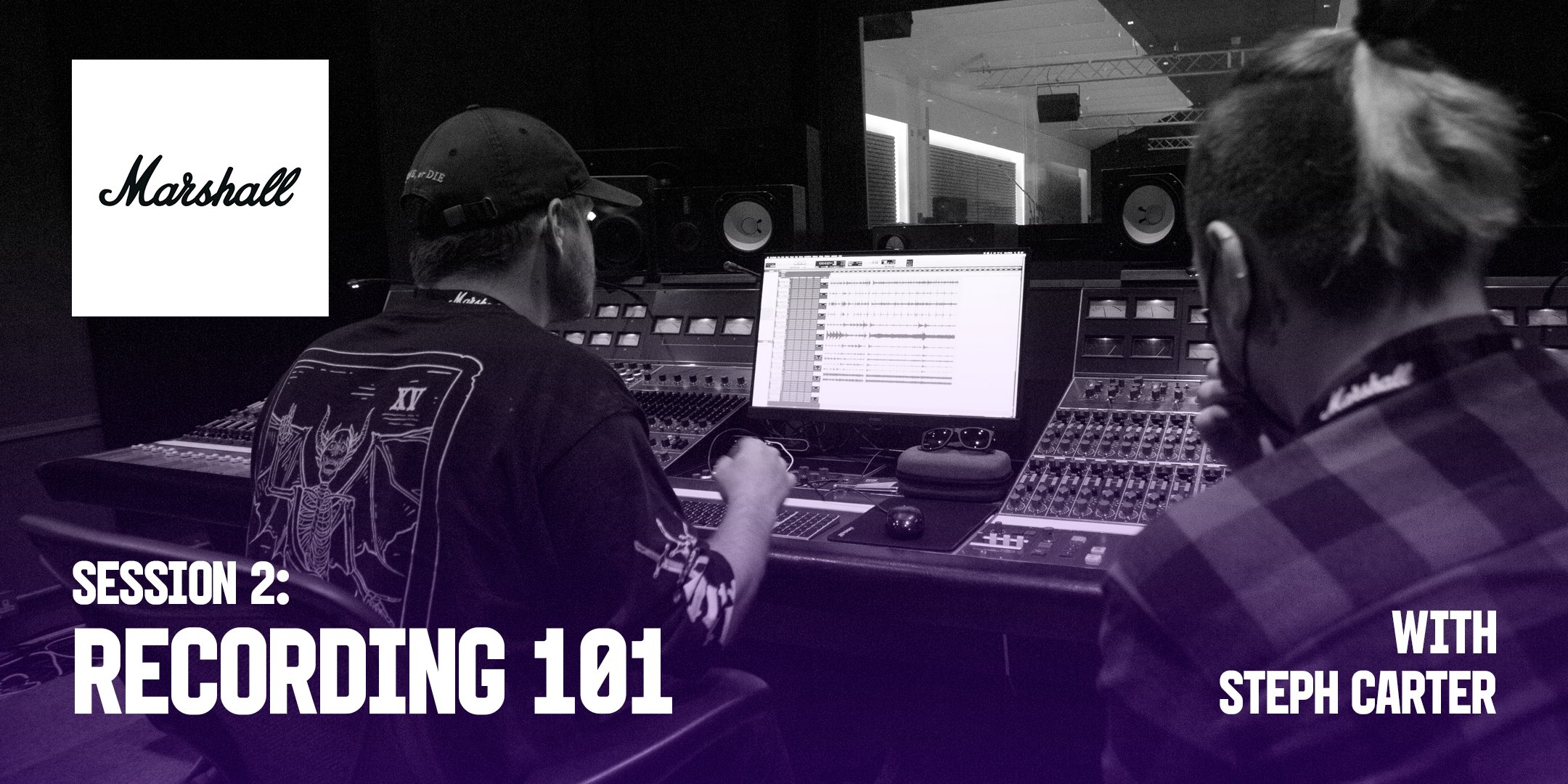 Recording 101 – Marshall Industry Sessions in collaboration with MLC Top Image