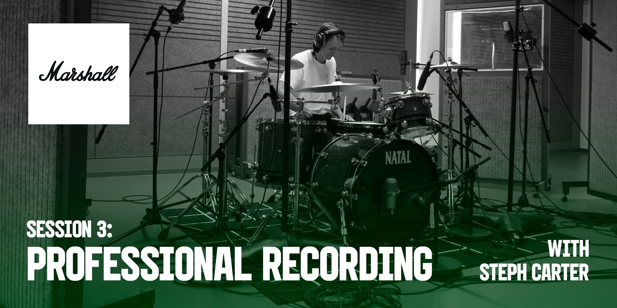 Professional Recording – Marshall Industry Sessions in collaboration with MLC Top Image