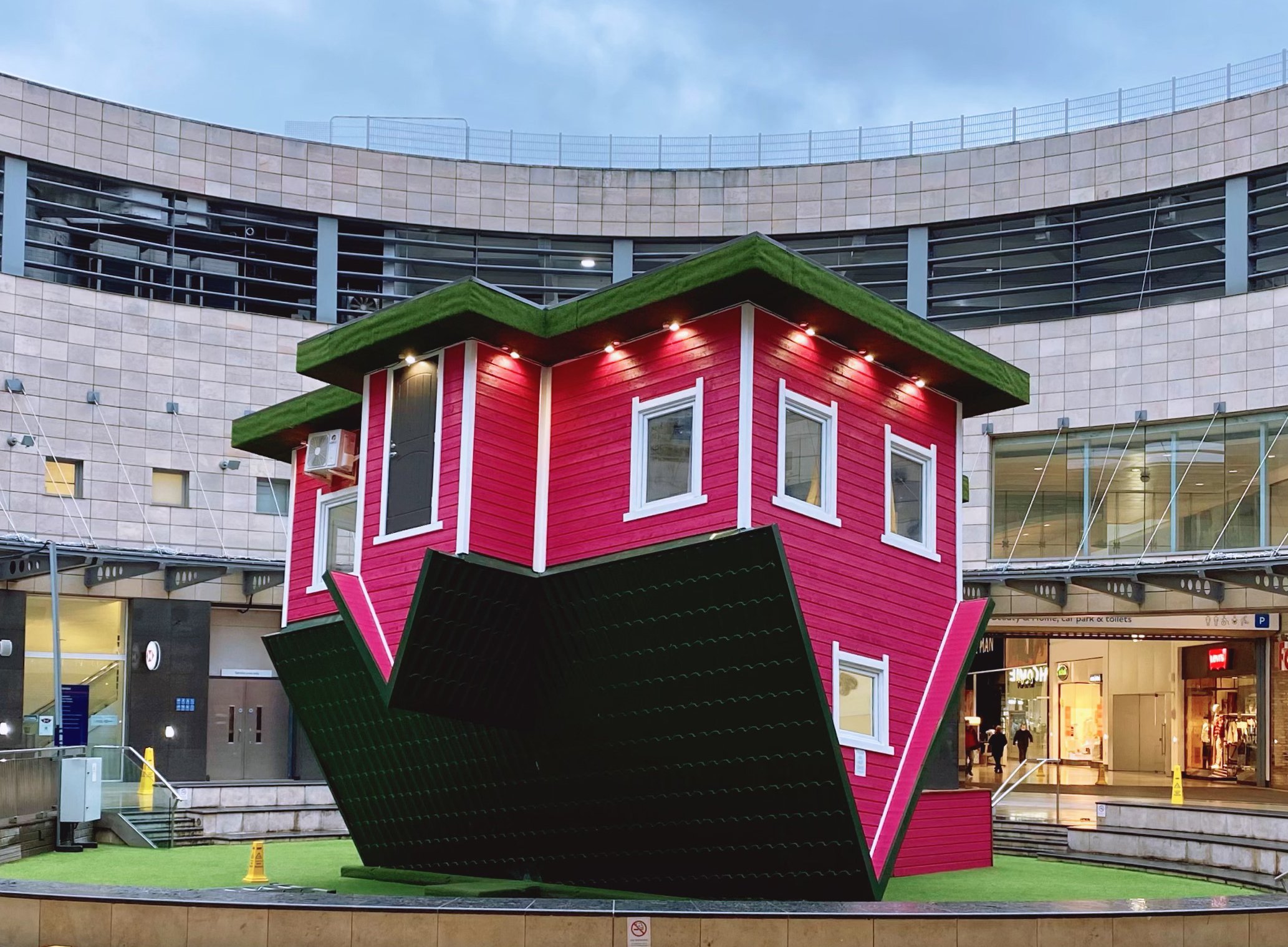 Upside Down House at Midsummer Place – REVIEW