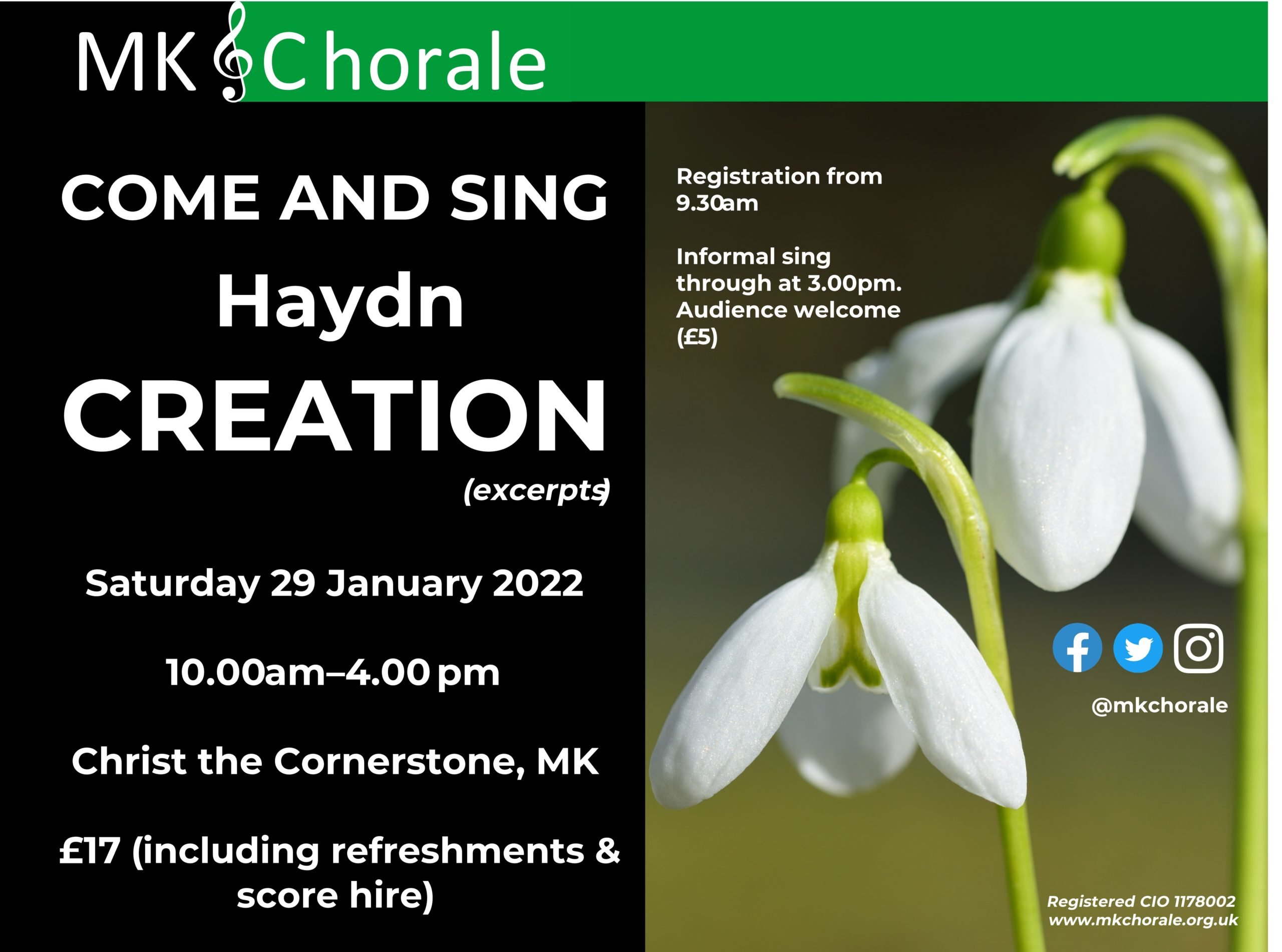 Come and Sing Haydn: Creation Top Image