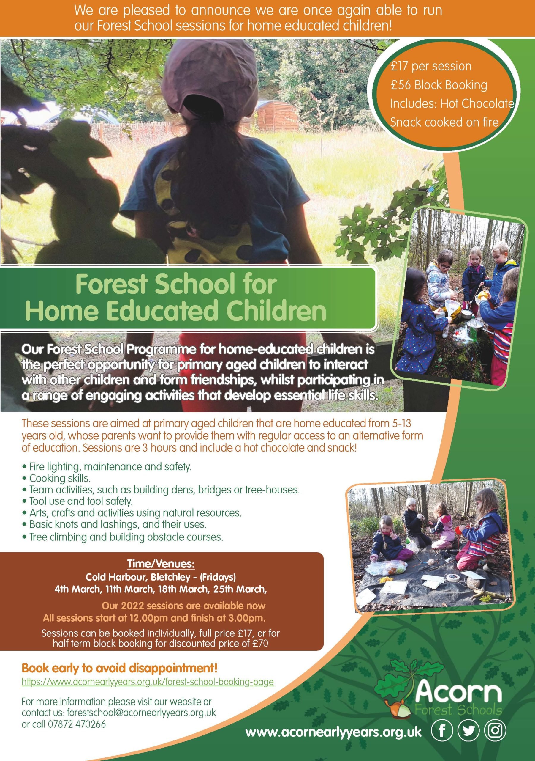 Forest School for Home Educated Children Top Image