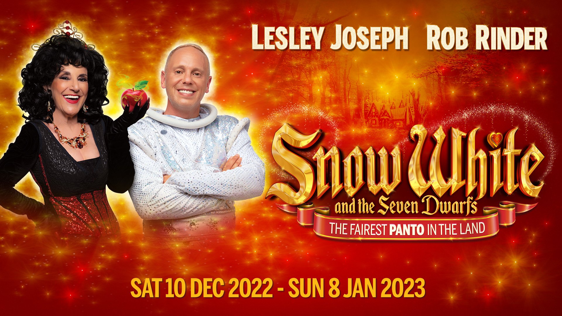 Lesley Joseph and Rob Rinder to star in pantomime at MK Theatre