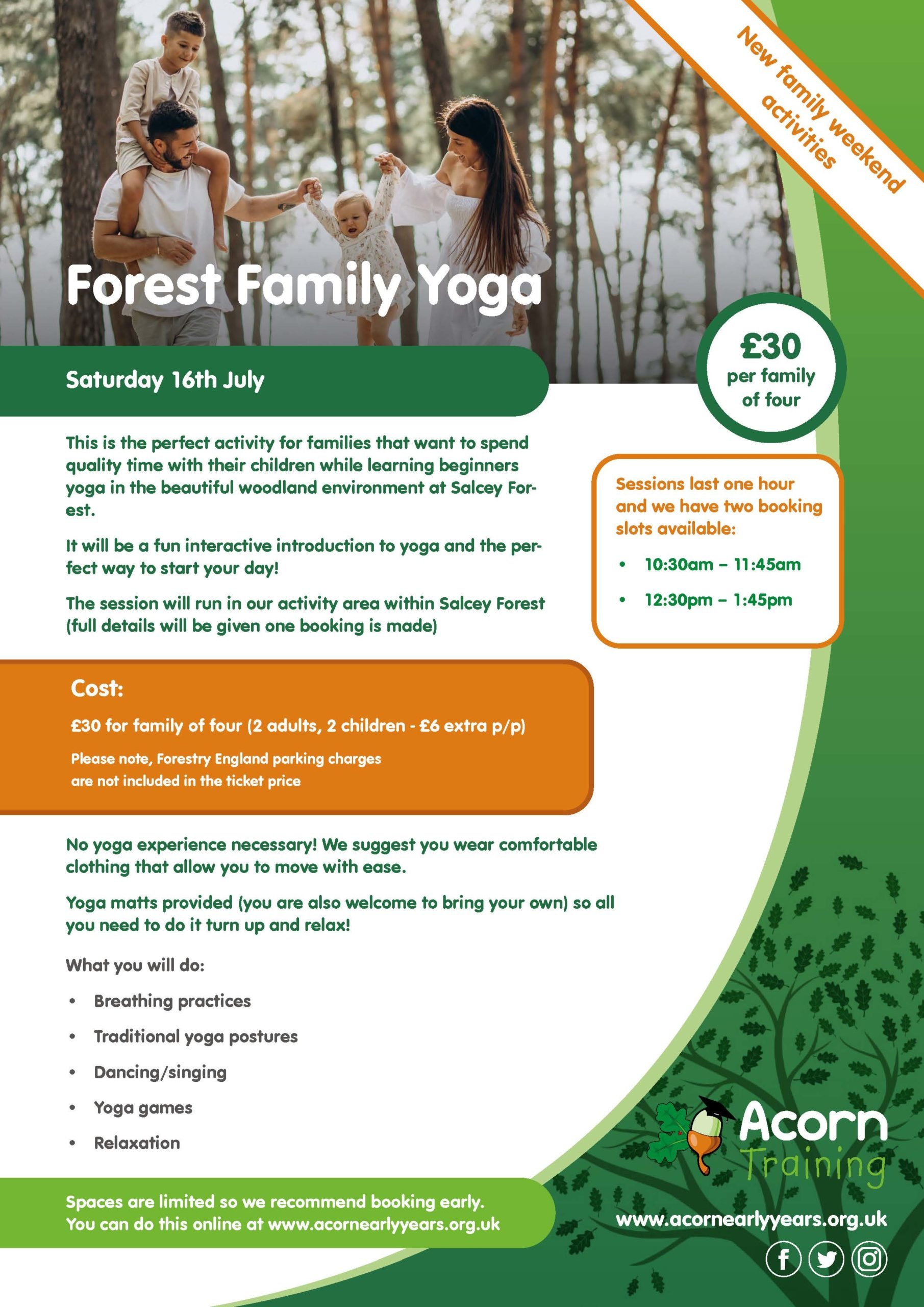 Forest Family Yoga Top Image