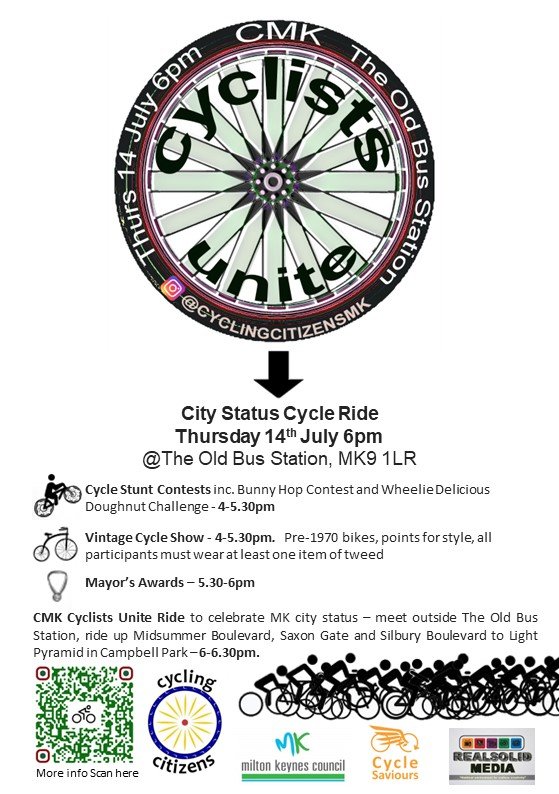 City Status Cycle Ride Top Image