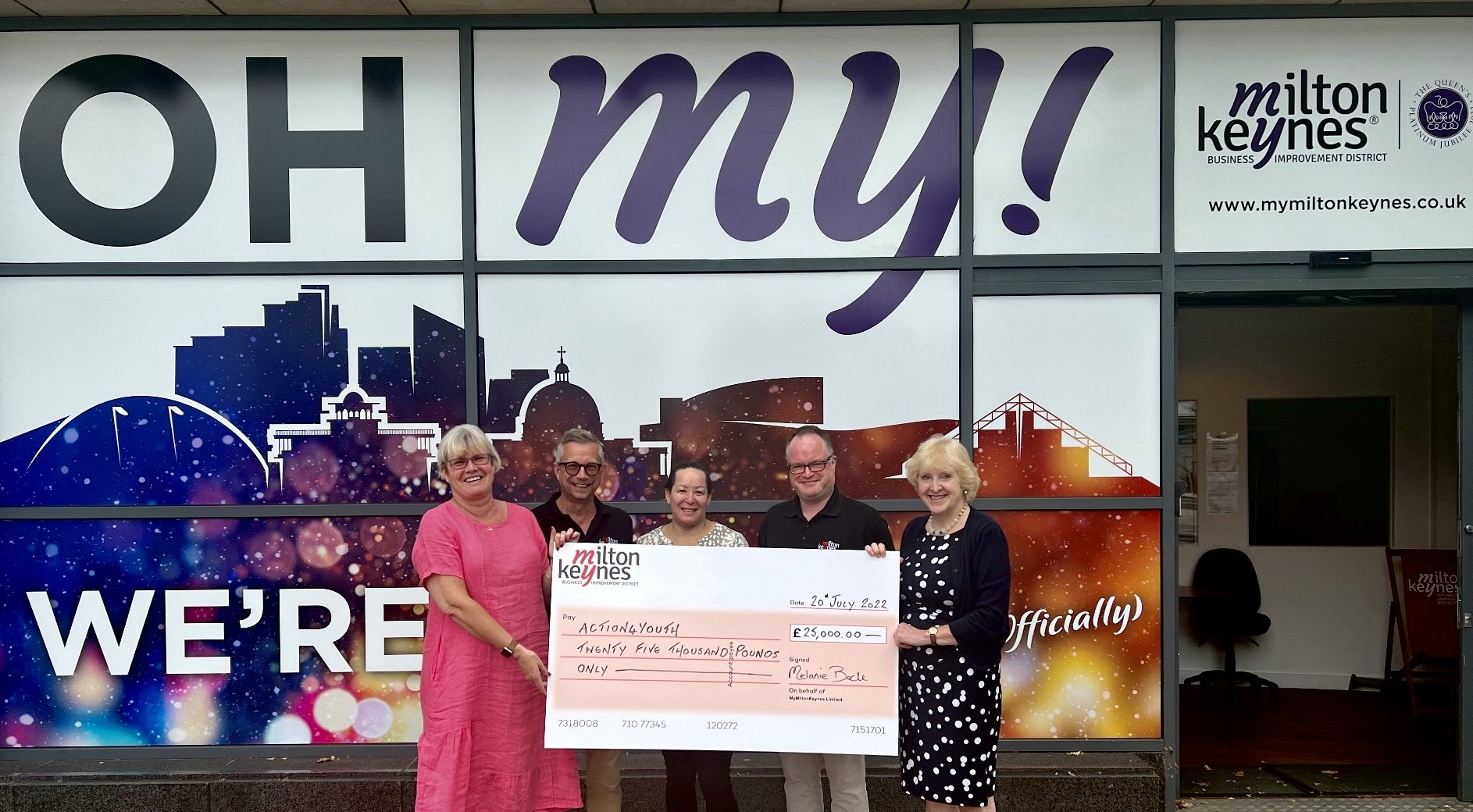 MyMiltonKeynes donates £25,000 to inspiring new partnership