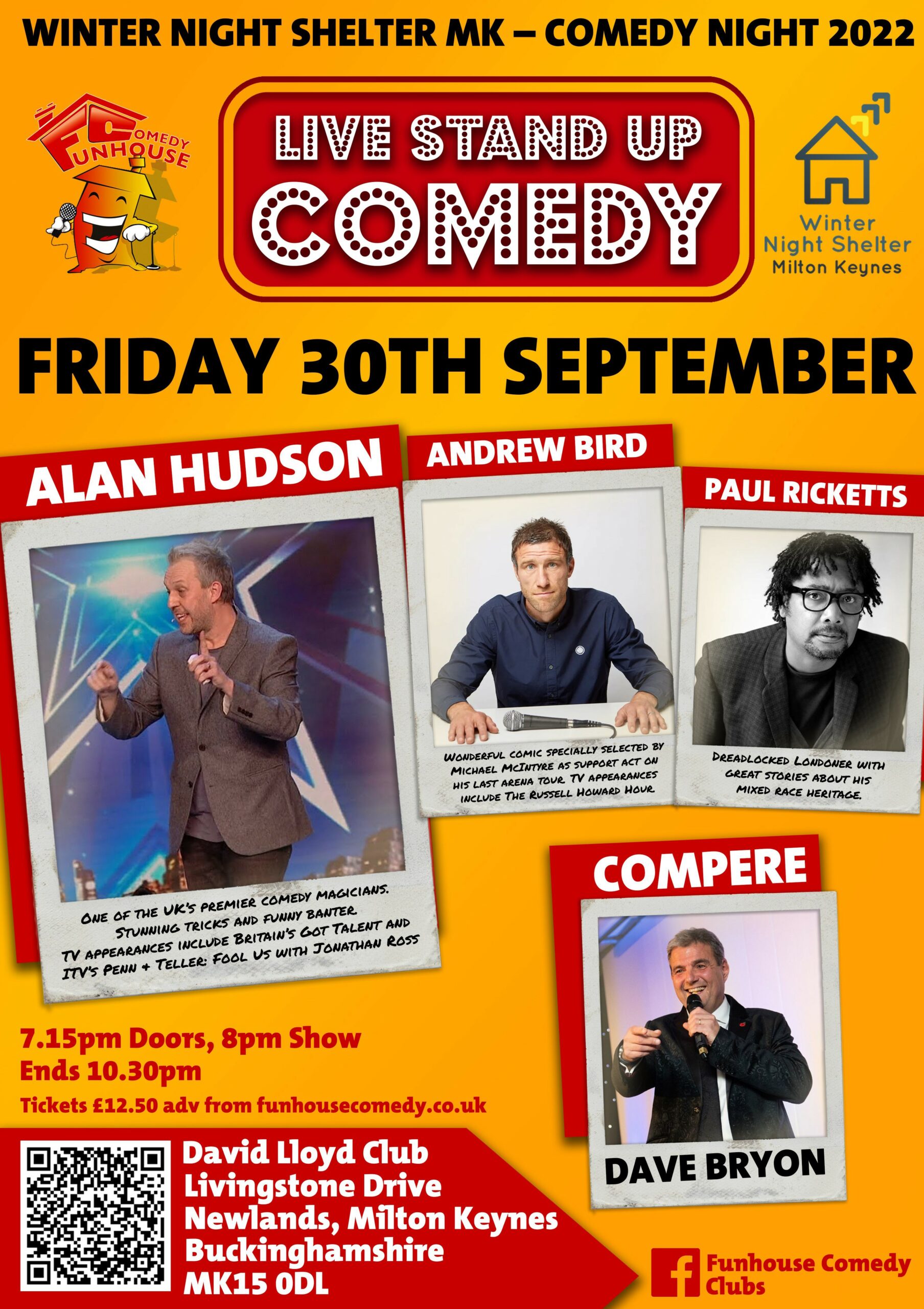 Comedy Night in aid of Winter Night Shelter MK Top Image