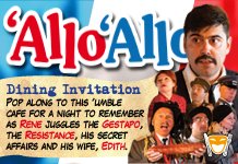 Allo Allo Dinner Show 23/12/2022 Top Image
