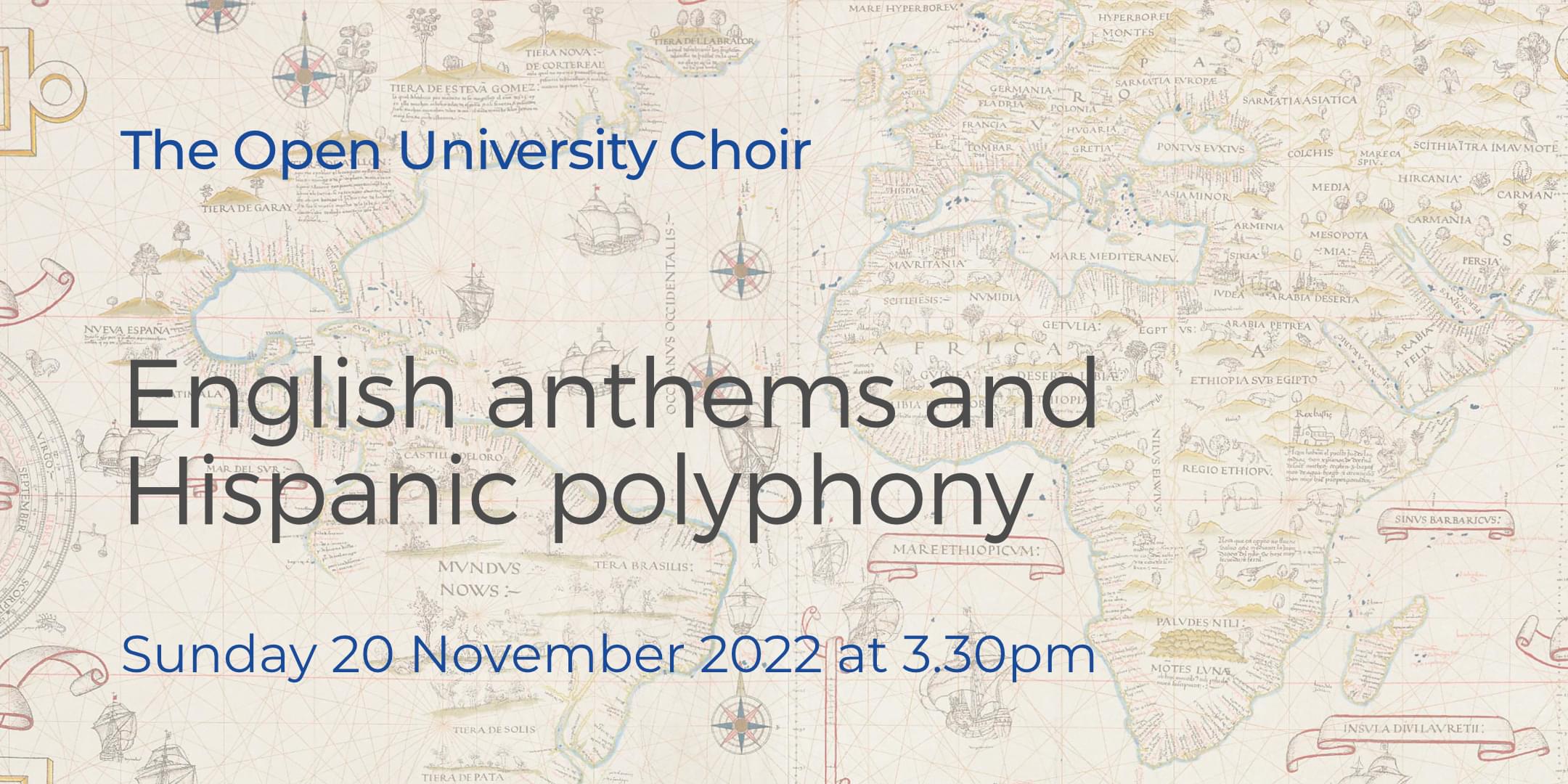 Open University Choir concert: English anthems and Hispanic polyphony Top Image