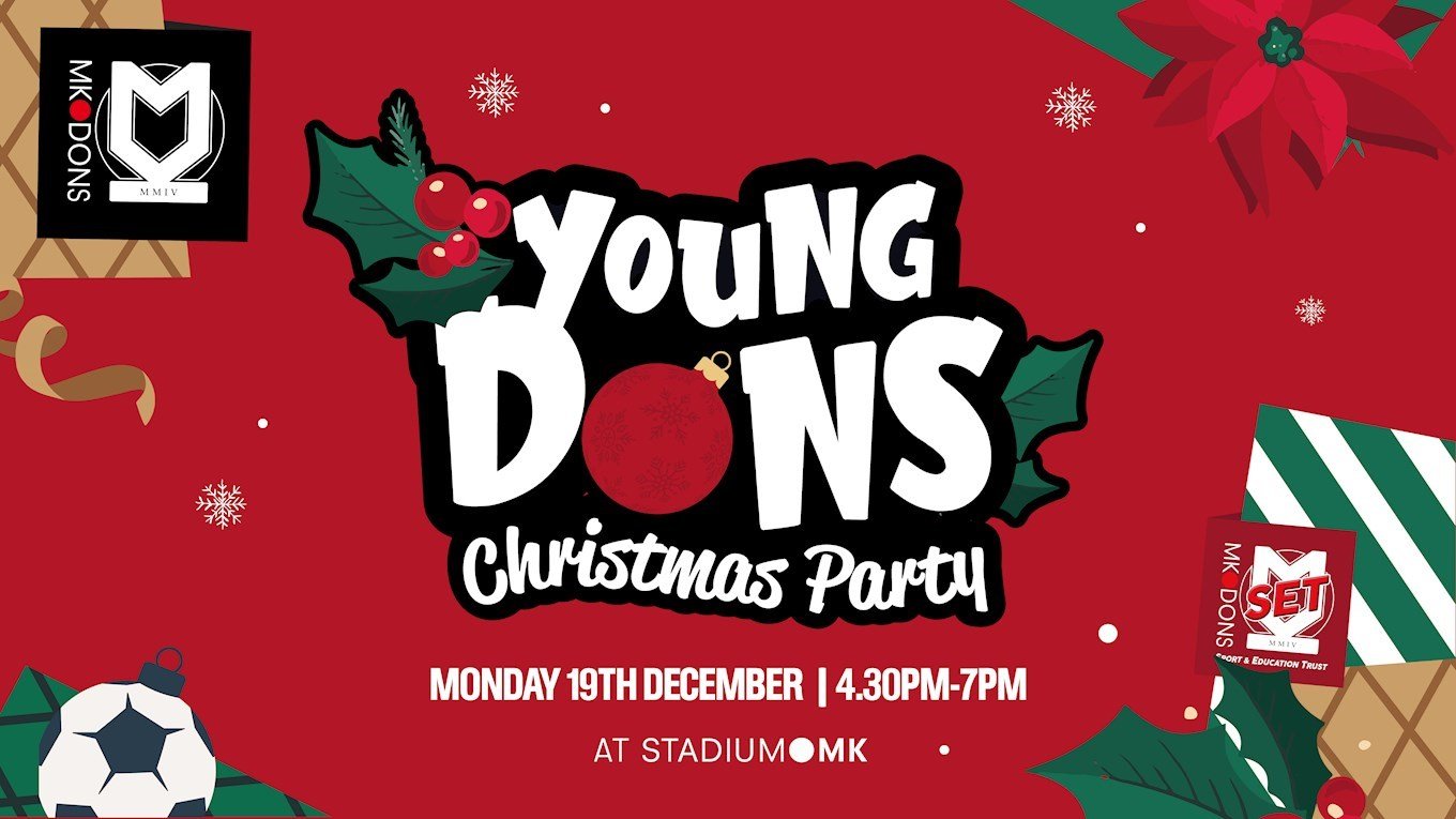 You’re invited to the Young Dons Christmas party