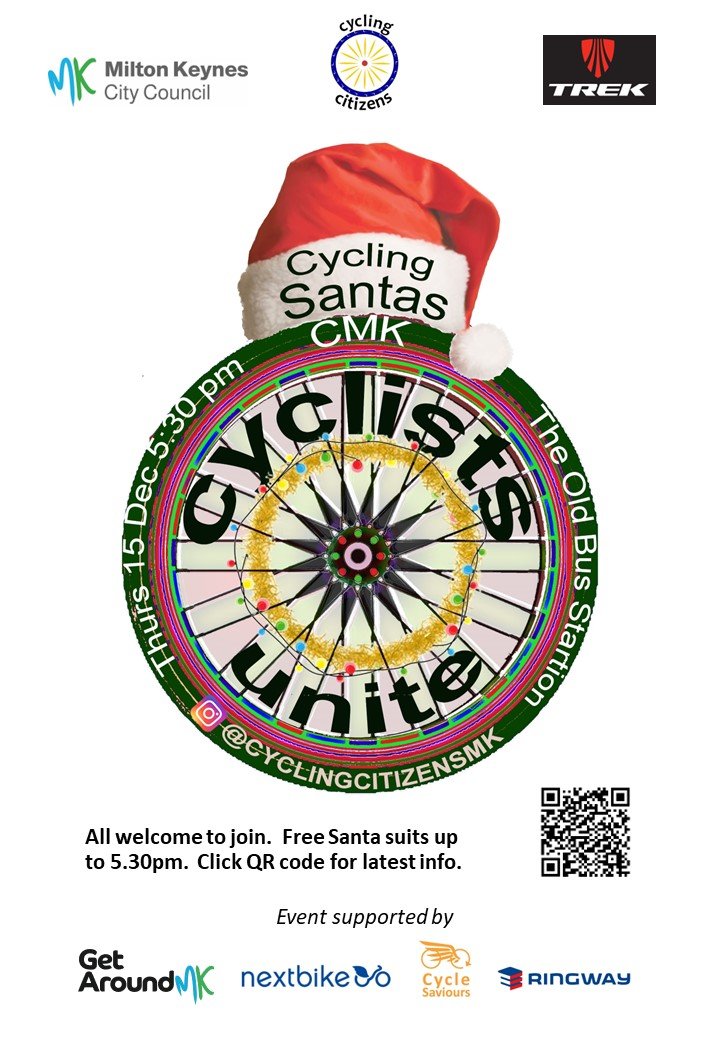 Cycling Santas Top Image