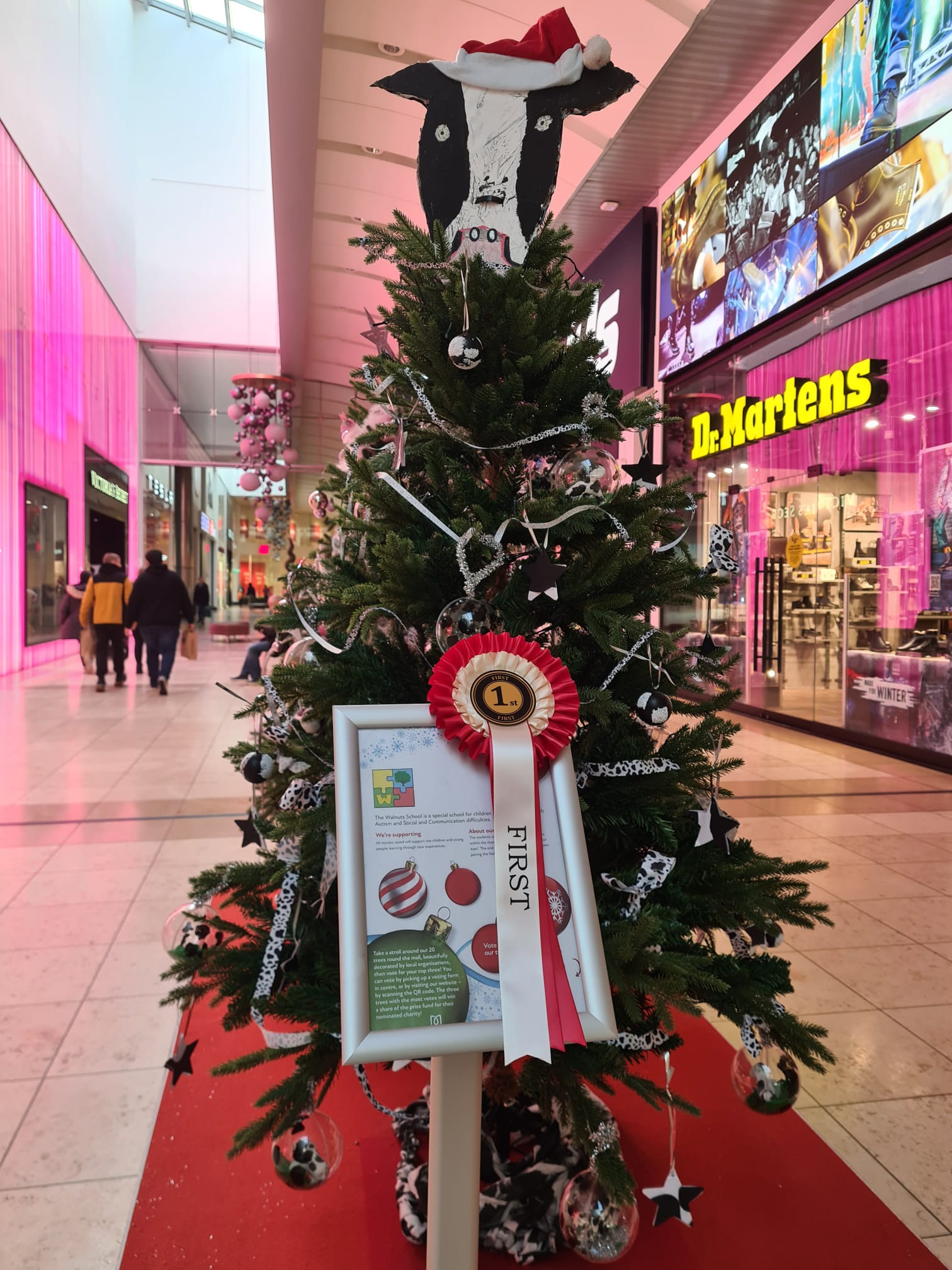 Winners of Midsummer Place’s Xmas Tree Festival announced