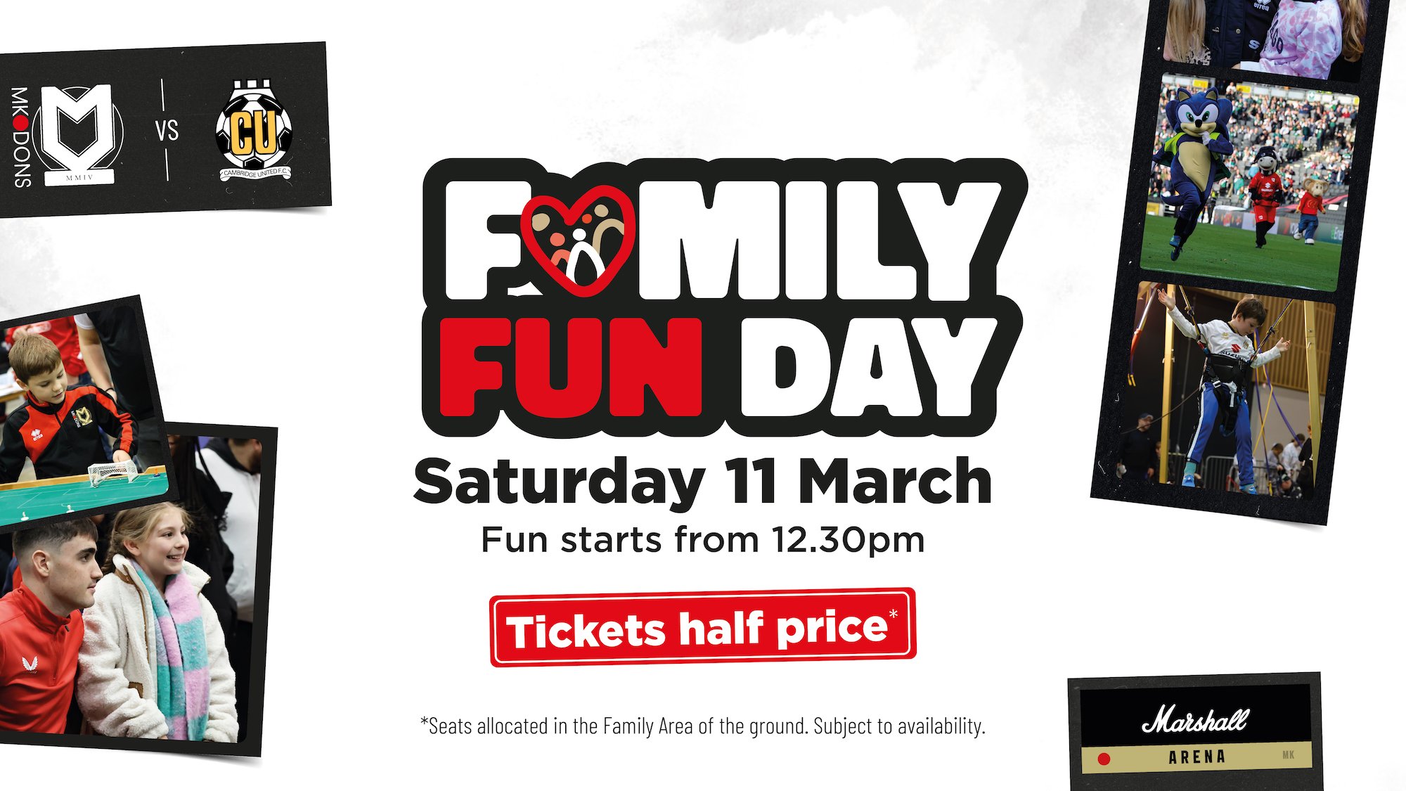 MK Dons announce Family Fun Day for March