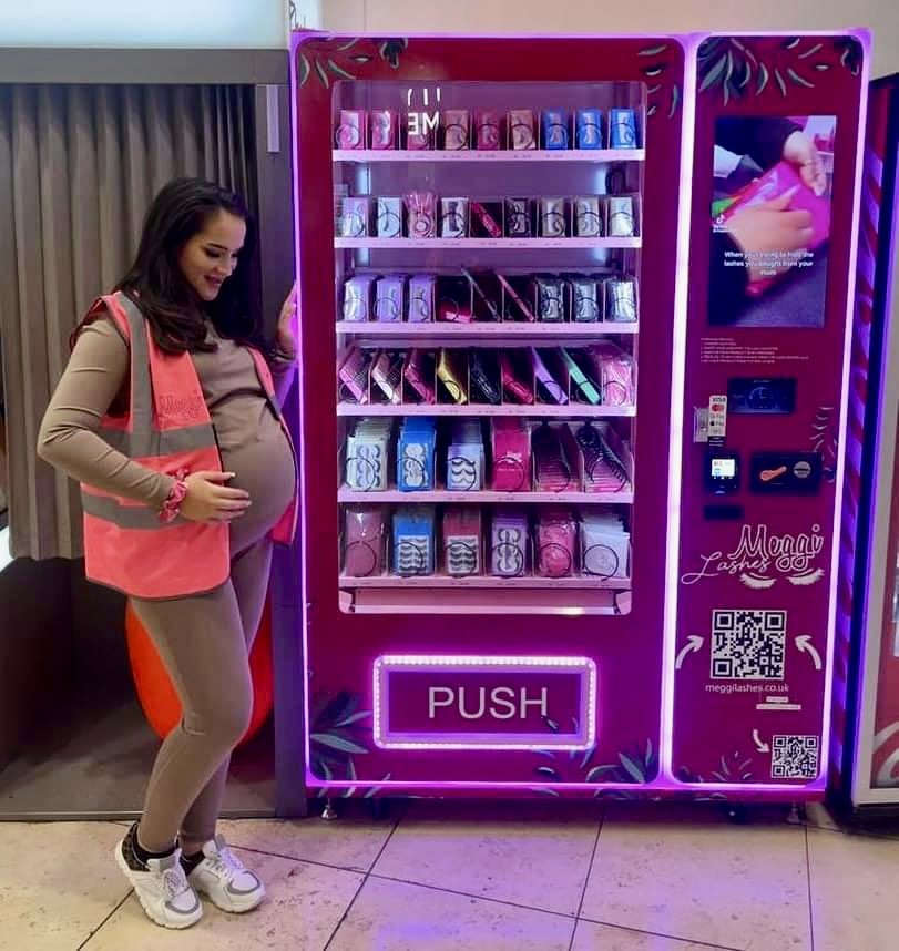 Meggi Lashes bring their viral vending machine to Midsummer Place