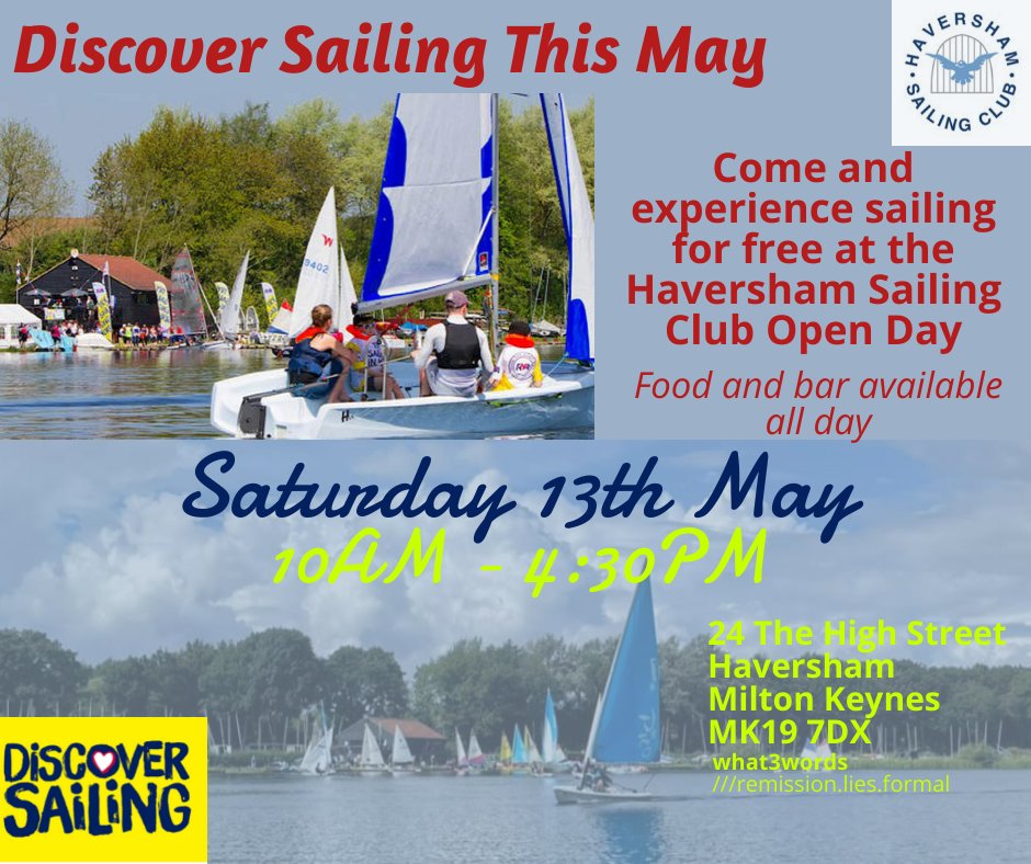Haversham Sailing Club Open Day Top Image