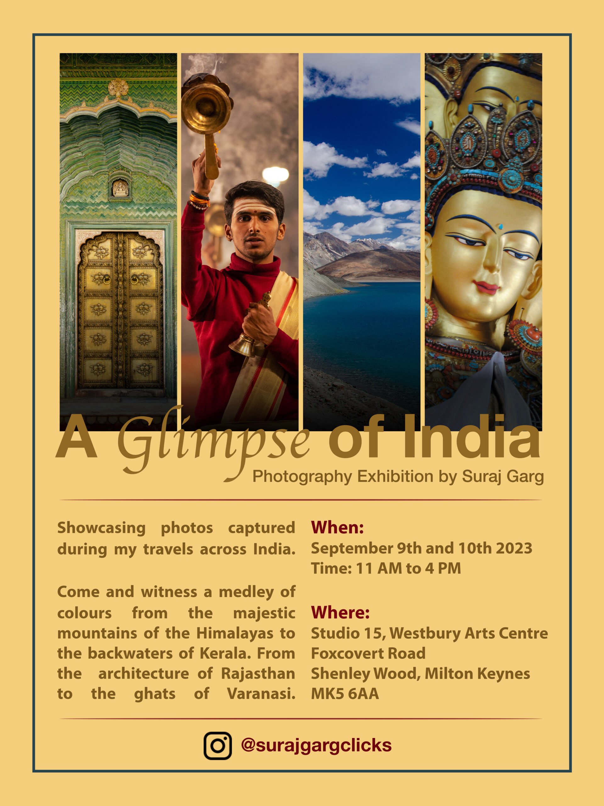 A Glimpse of India – Photography Exhibition by Suraj Garg Top Image