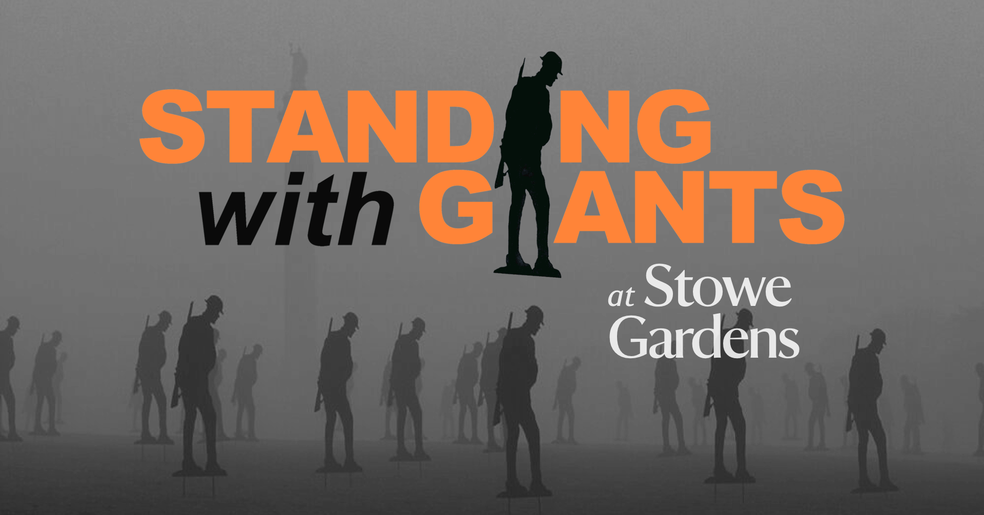 Standing With Giants at Stowe Gardens
