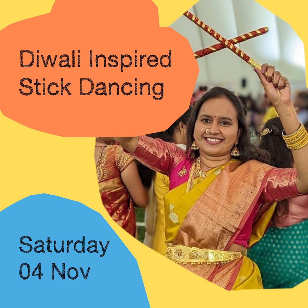 Diwali Inspired Stick Dancing Workshop Top Image