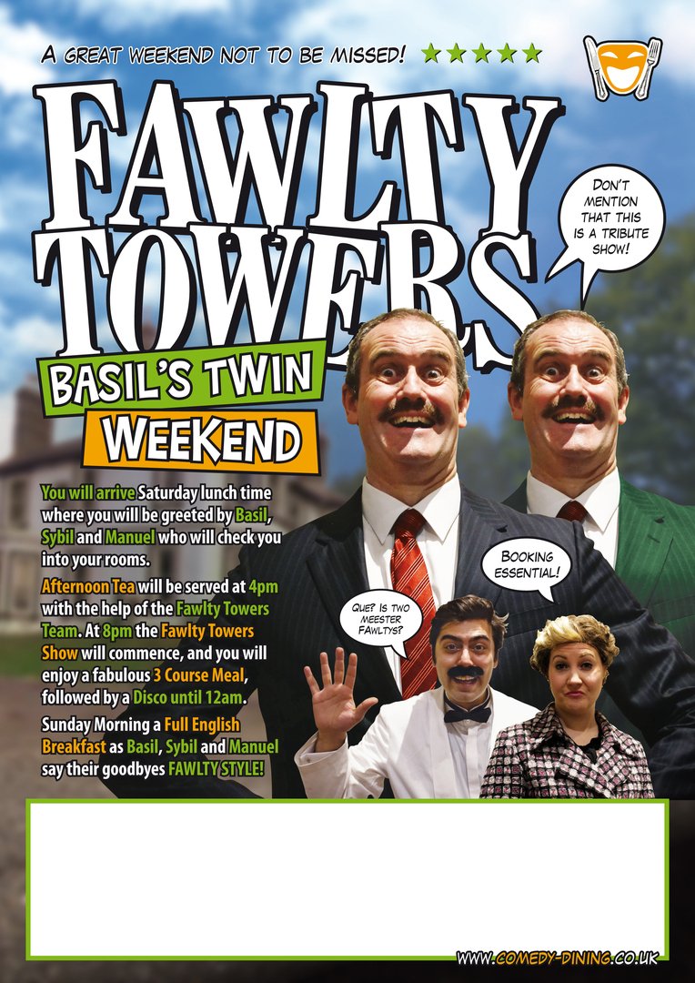 Fawlty Towers Basil’s Twin Weekend 17/02/2024 Top Image