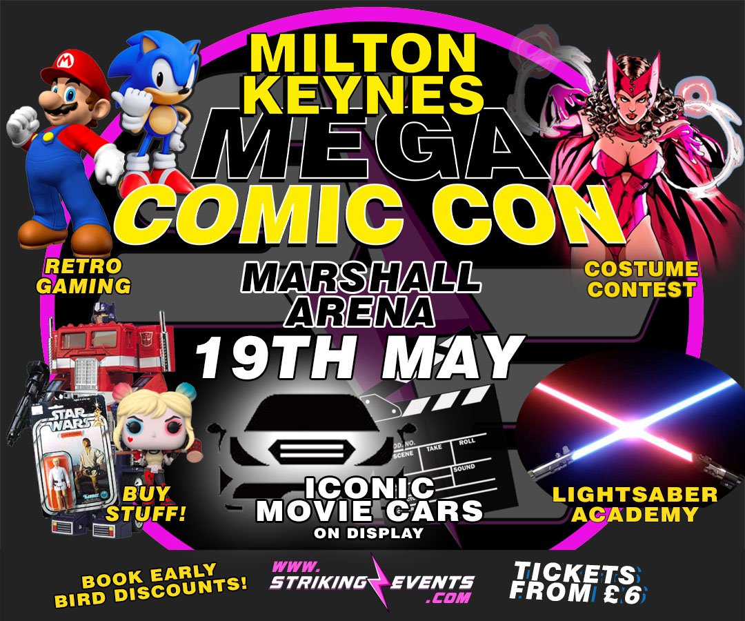 Milton Keynes Mega Comic Con is coming!