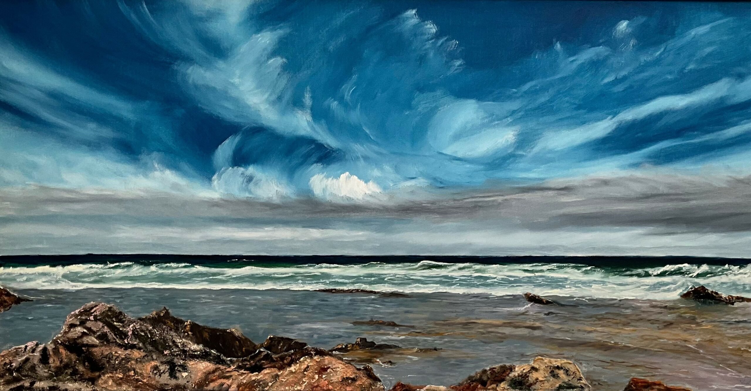 Land and Seascapes in Oils