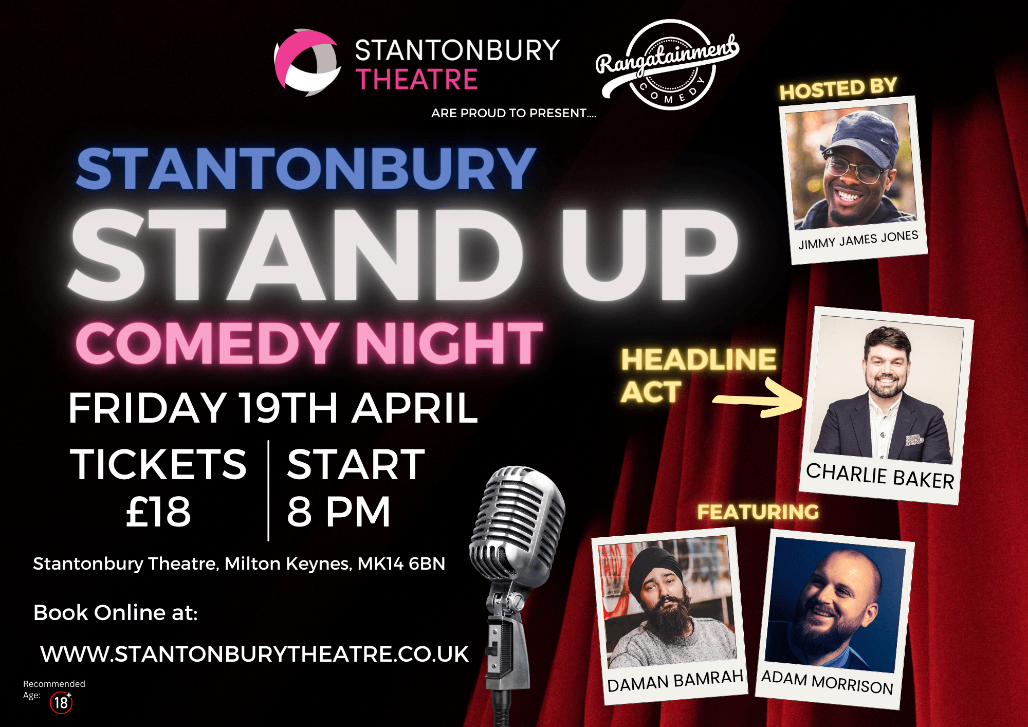 Stantonbury Stand-Up! Comedy Night Top Image