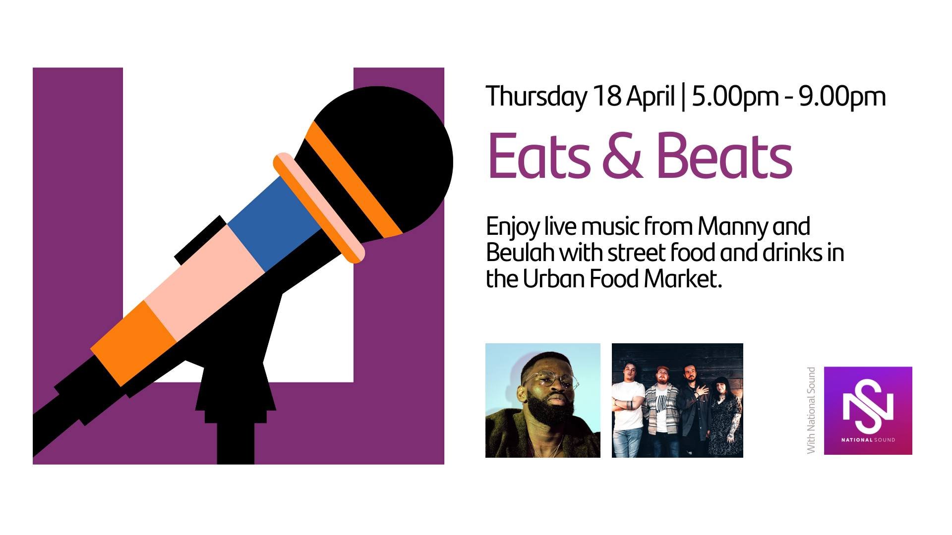 Eats and Beats @ Unity Place: 18 April Top Image